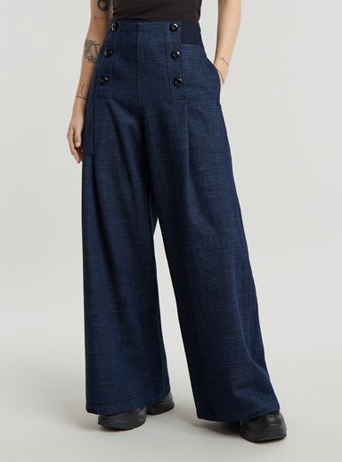Unisex GSRR Maxi Navy Jeans